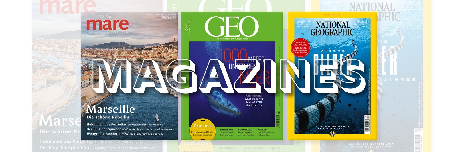 Lieblingsmagazine und -zeitschriften zum Thema Meeresschutz